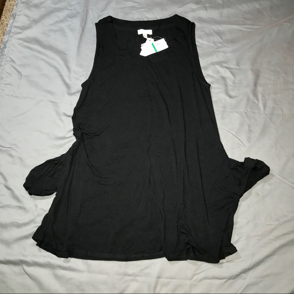 Cupid Black Tunic Tank NWT